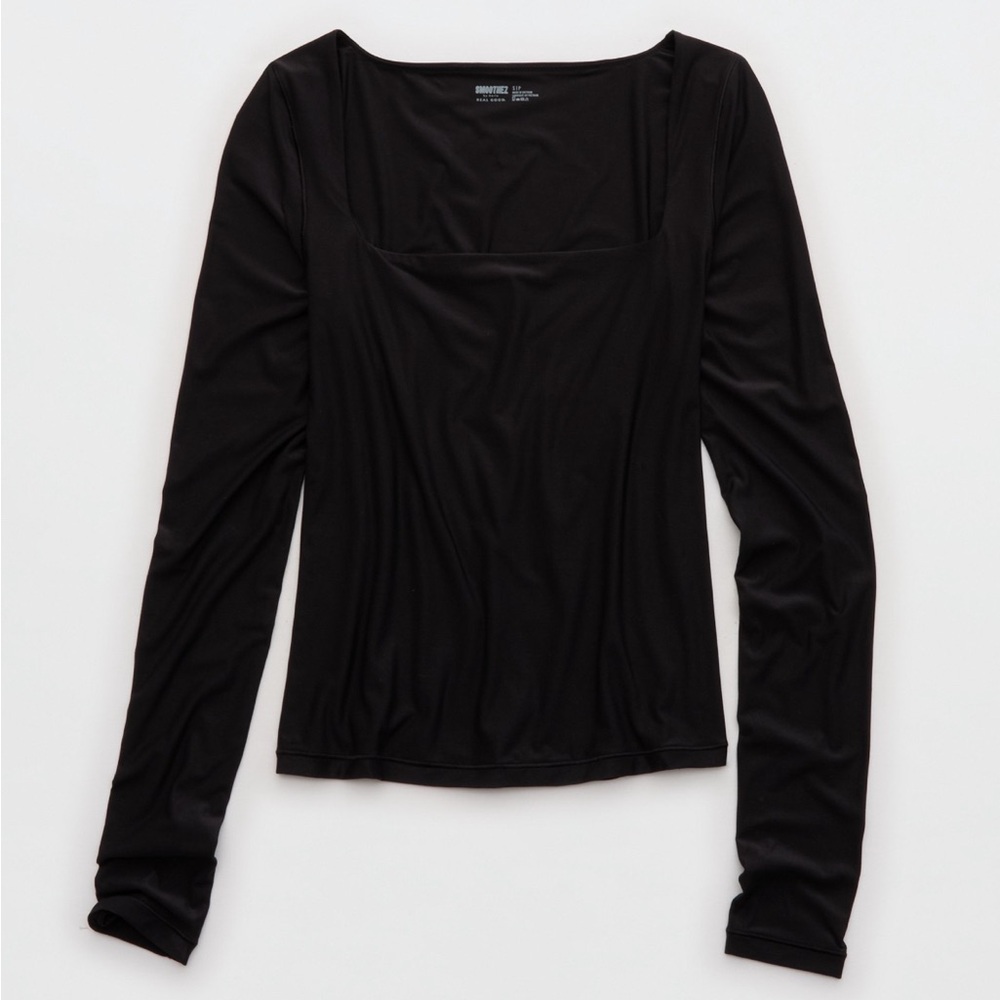 AE Square Neck Long Sleeve T Shirt - Picture 2 of 6